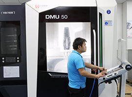 Characteristics and application of DMG five axis machining center